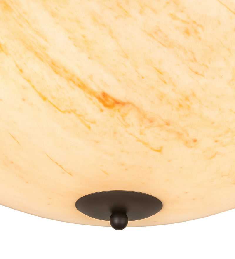 Meyda Tiffany 275071 Five Light Flushmount, Oil Rubbed Bronze
