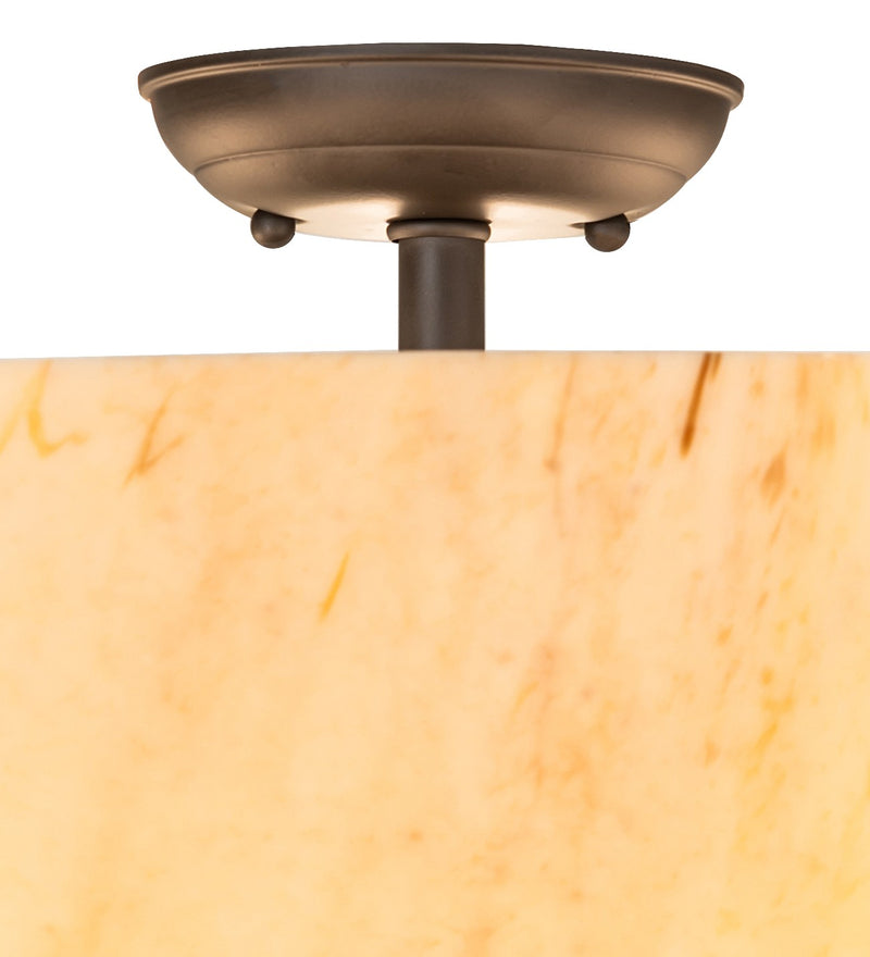 Meyda Tiffany 275071 Five Light Flushmount, Oil Rubbed Bronze