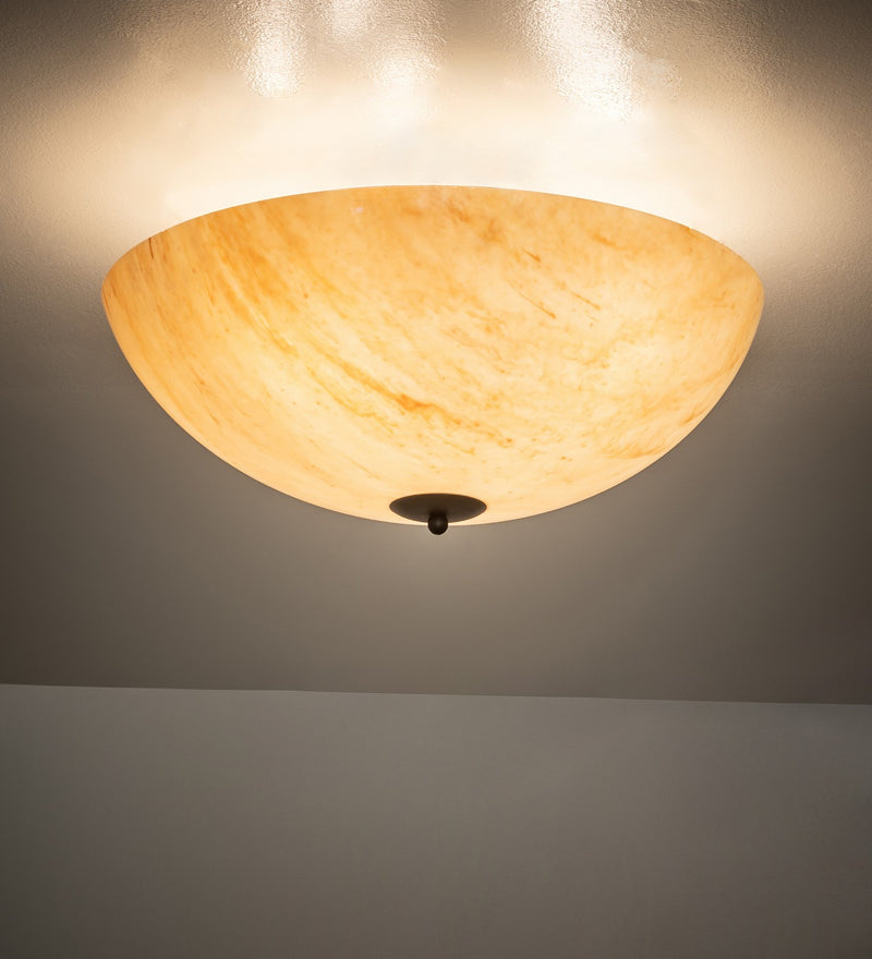 Meyda Tiffany 275071 Five Light Flushmount, Oil Rubbed Bronze