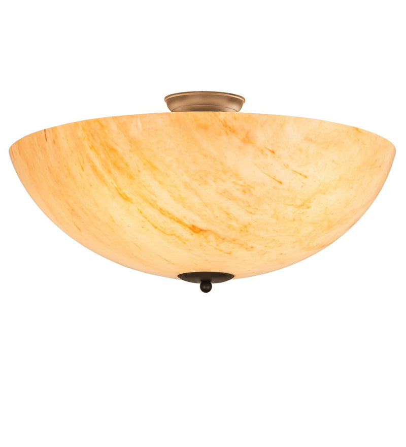Meyda Tiffany 275071 Five Light Flushmount, Oil Rubbed Bronze