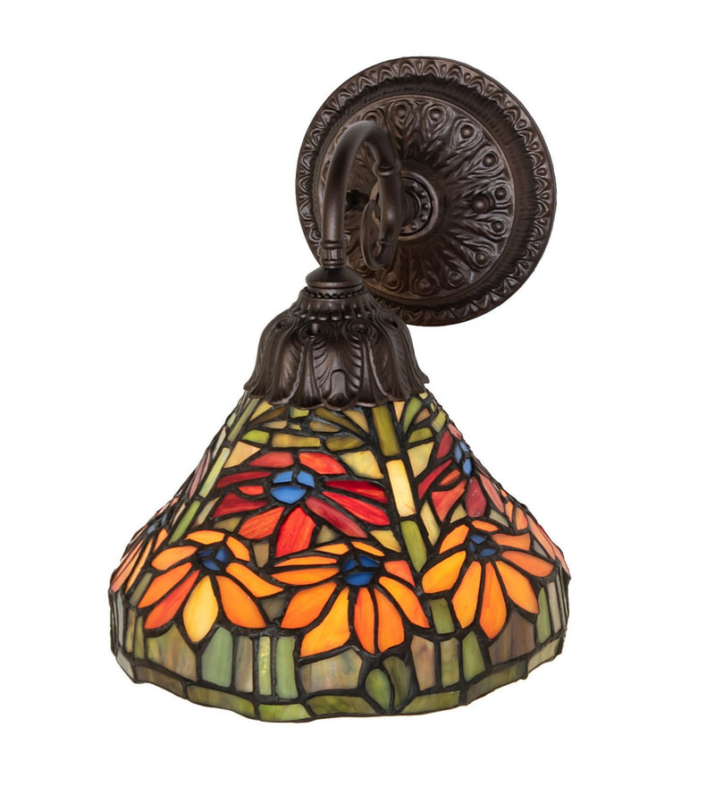 Meyda Tiffany 275642 One Light Wall Sconce, Mahogany Bronze