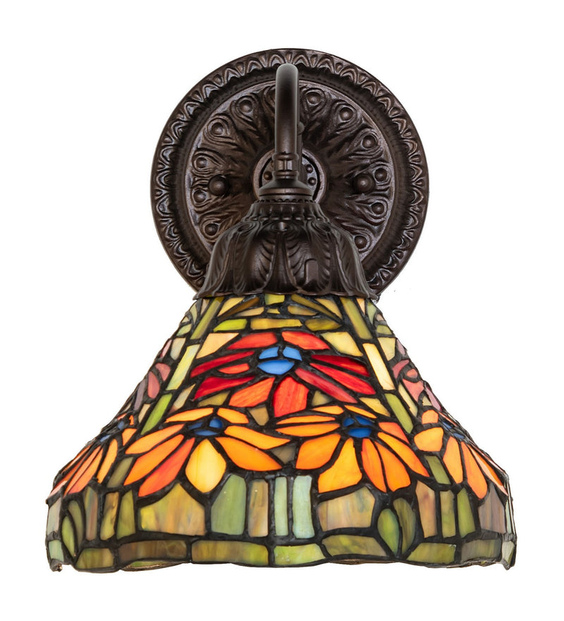 Meyda Tiffany 275642 One Light Wall Sconce, Mahogany Bronze