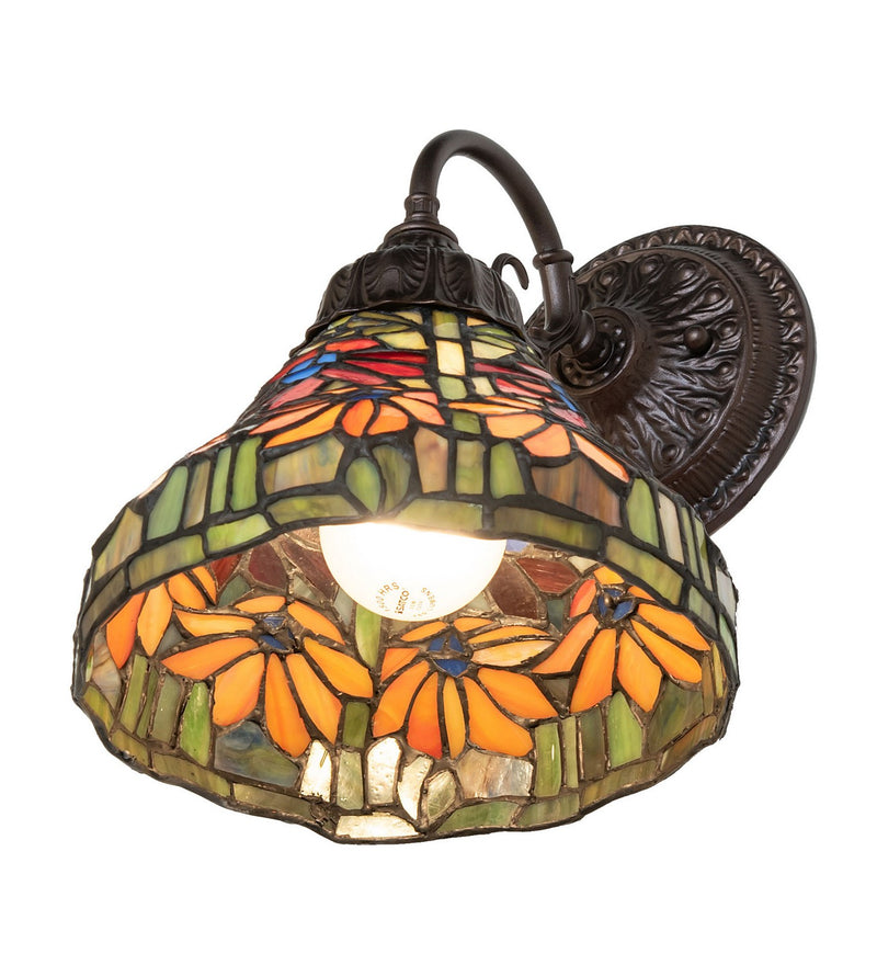 Meyda Tiffany 275642 One Light Wall Sconce, Mahogany Bronze
