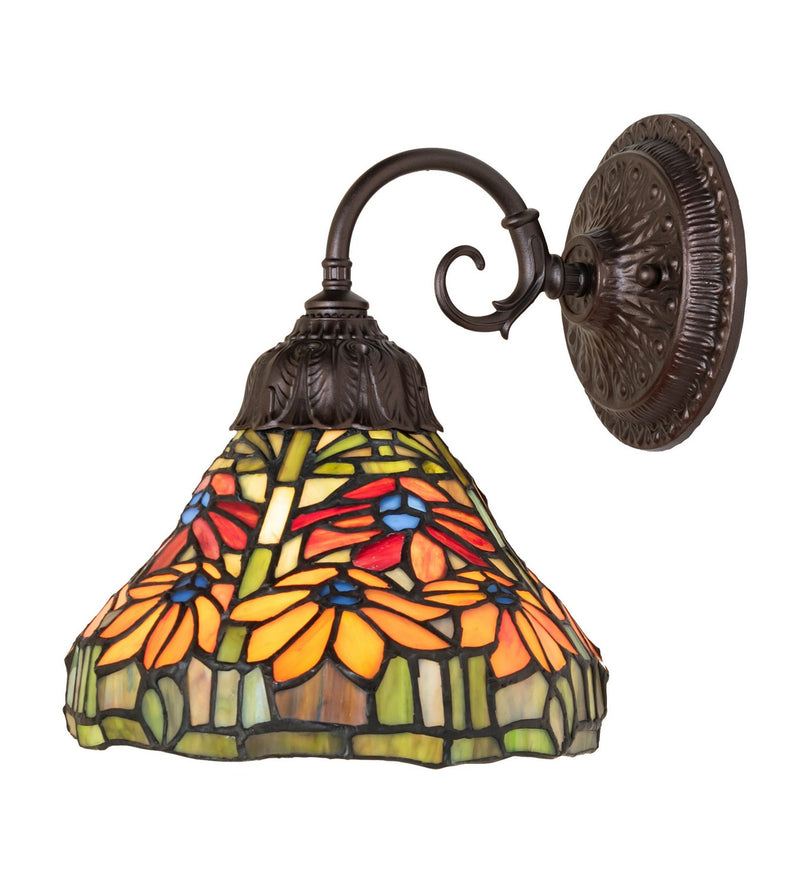 Meyda Tiffany 275642 One Light Wall Sconce, Mahogany Bronze