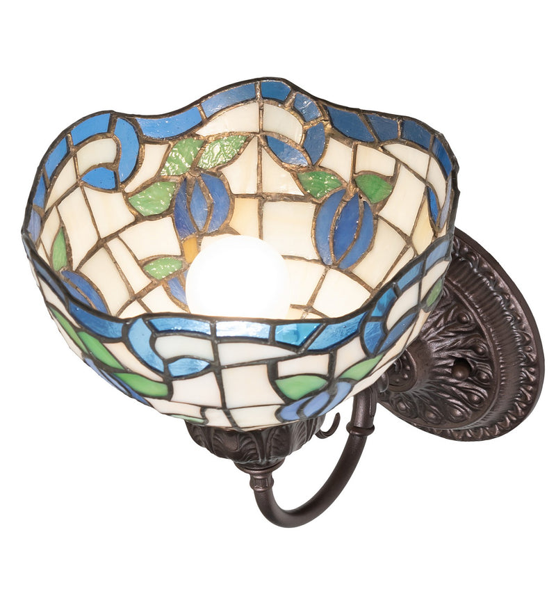 Meyda Tiffany 275646 One Light Wall Sconce, Mahogany Bronze