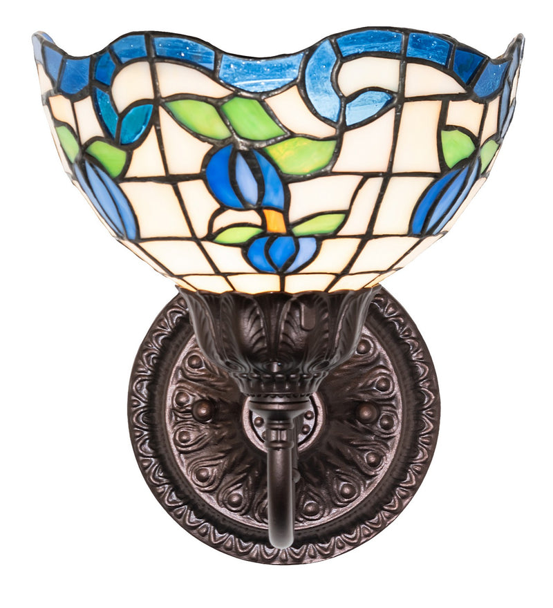 Meyda Tiffany 275646 One Light Wall Sconce, Mahogany Bronze