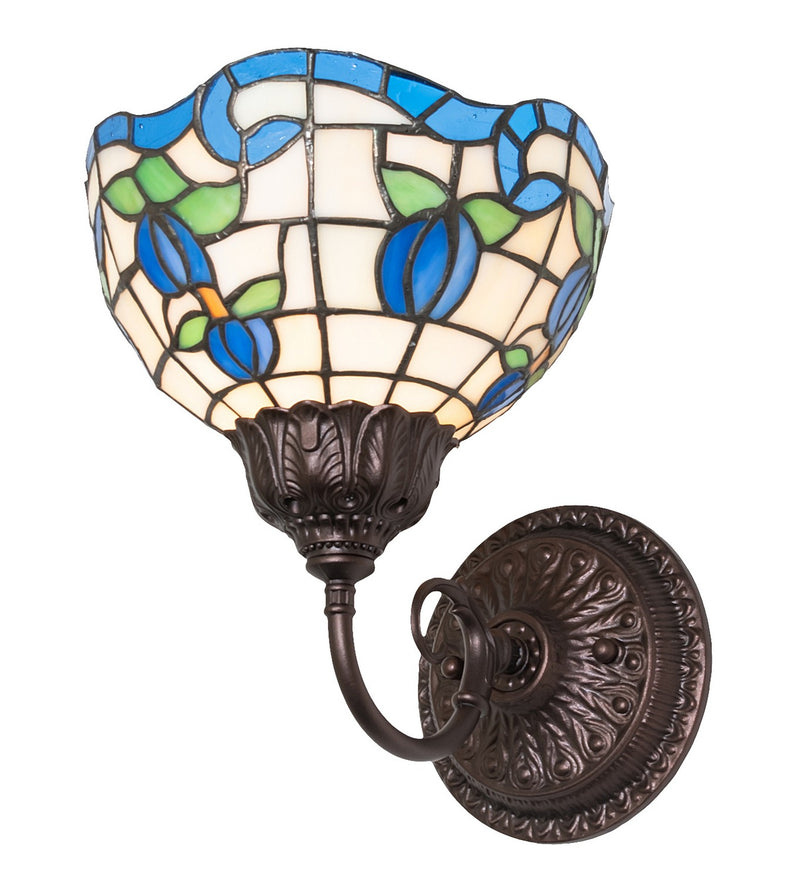 Meyda Tiffany 275646 One Light Wall Sconce, Mahogany Bronze