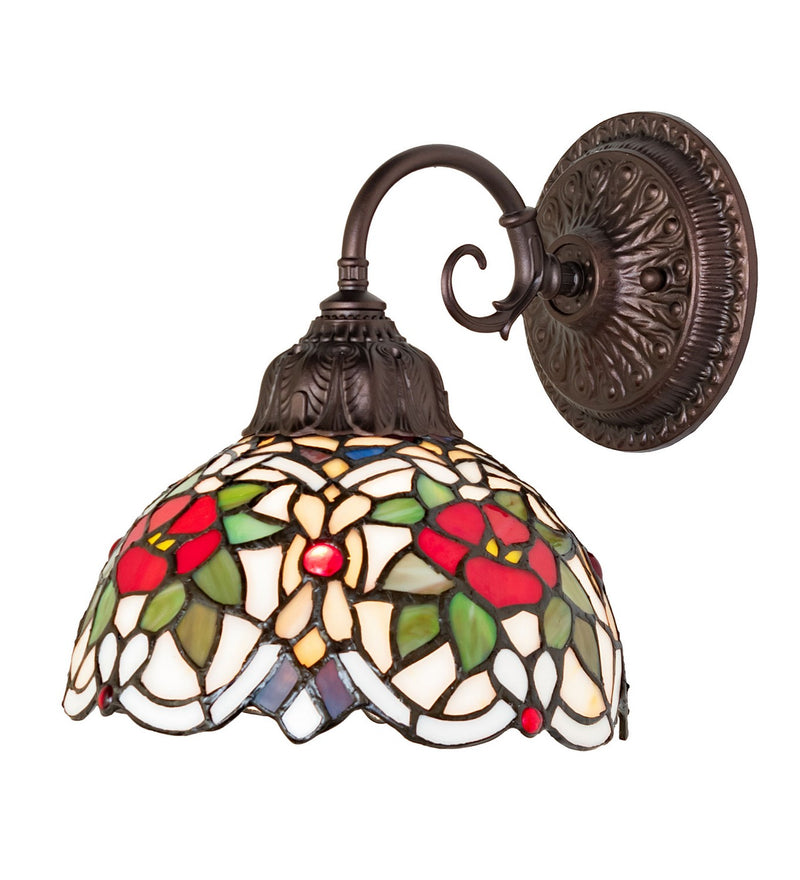 Meyda Tiffany 275654 One Light Wall Sconce, Mahogany Bronze