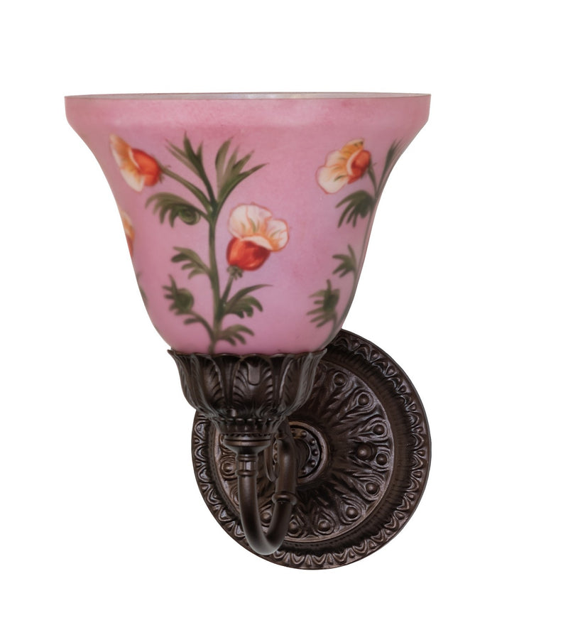 Meyda Tiffany 275655 One Light Wall Sconce, Mahogany Bronze