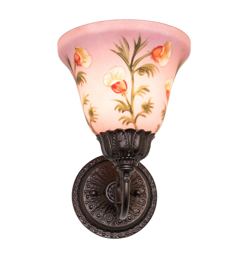 Meyda Tiffany 275655 One Light Wall Sconce, Mahogany Bronze