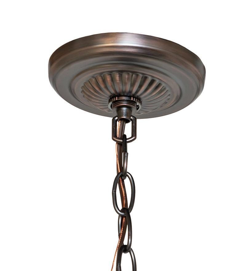Meyda Tiffany 275927 One Light Pendant, Craftsman Brown,Mahogany Bronze
