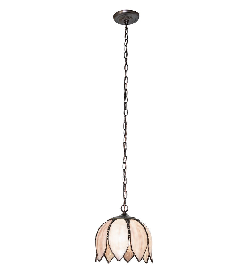 Meyda Tiffany 275928 One Light Pendant, Craftsman Brown,Mahogany Bronze