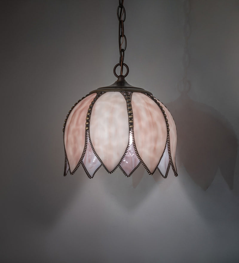 Meyda Tiffany 275928 One Light Pendant, Craftsman Brown,Mahogany Bronze