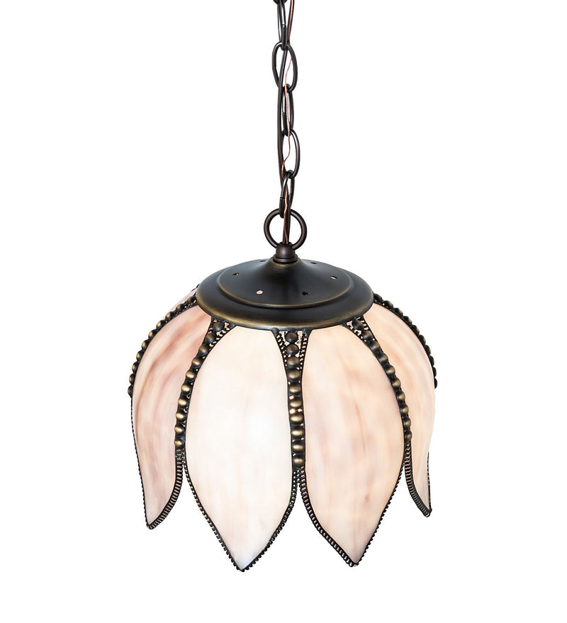 Meyda Tiffany 275928 One Light Pendant, Craftsman Brown,Mahogany Bronze