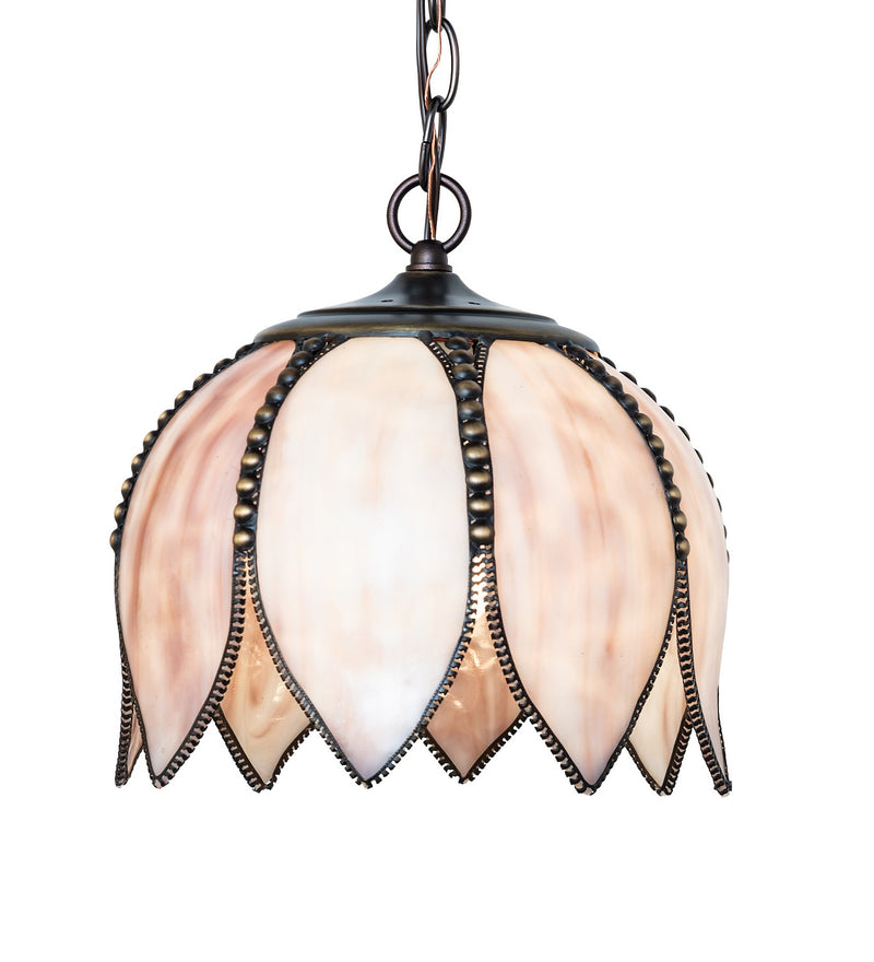 Meyda Tiffany 275928 One Light Pendant, Craftsman Brown,Mahogany Bronze