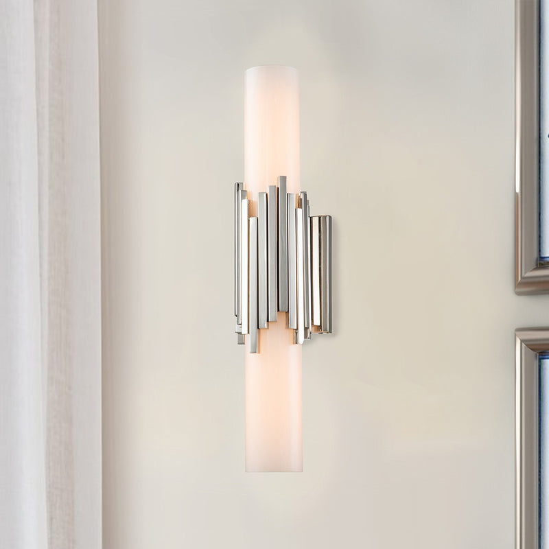 Lucas + McKearn BB0517PN-2 One Light Bath, Polished Nickel