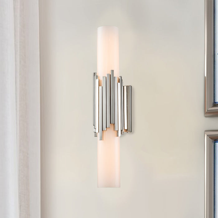 Lucas + McKearn BB0517PN-2 One Light Bath, Polished Nickel