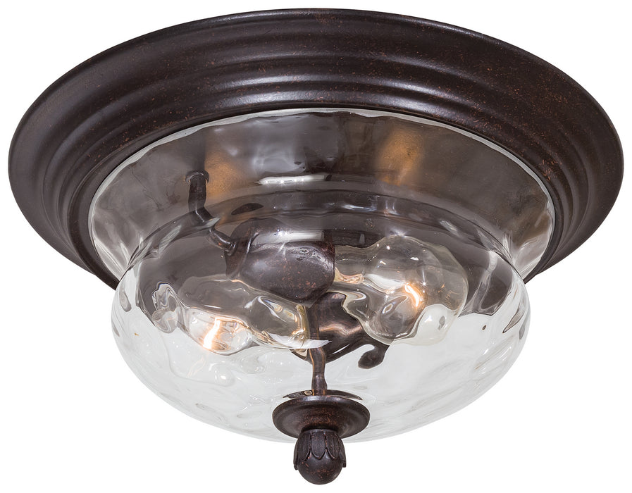 Minka-Lavery 8769-166 Two Light Flush Mount, Corona Bronze