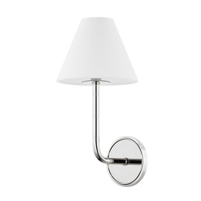 Hudson Valley 7216-PN One Light Wall Sconce, Polished Nickel