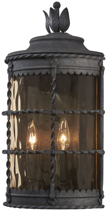Minka-Lavery 8887-A39 Two Light Pocket Lantern, Spanish Iron