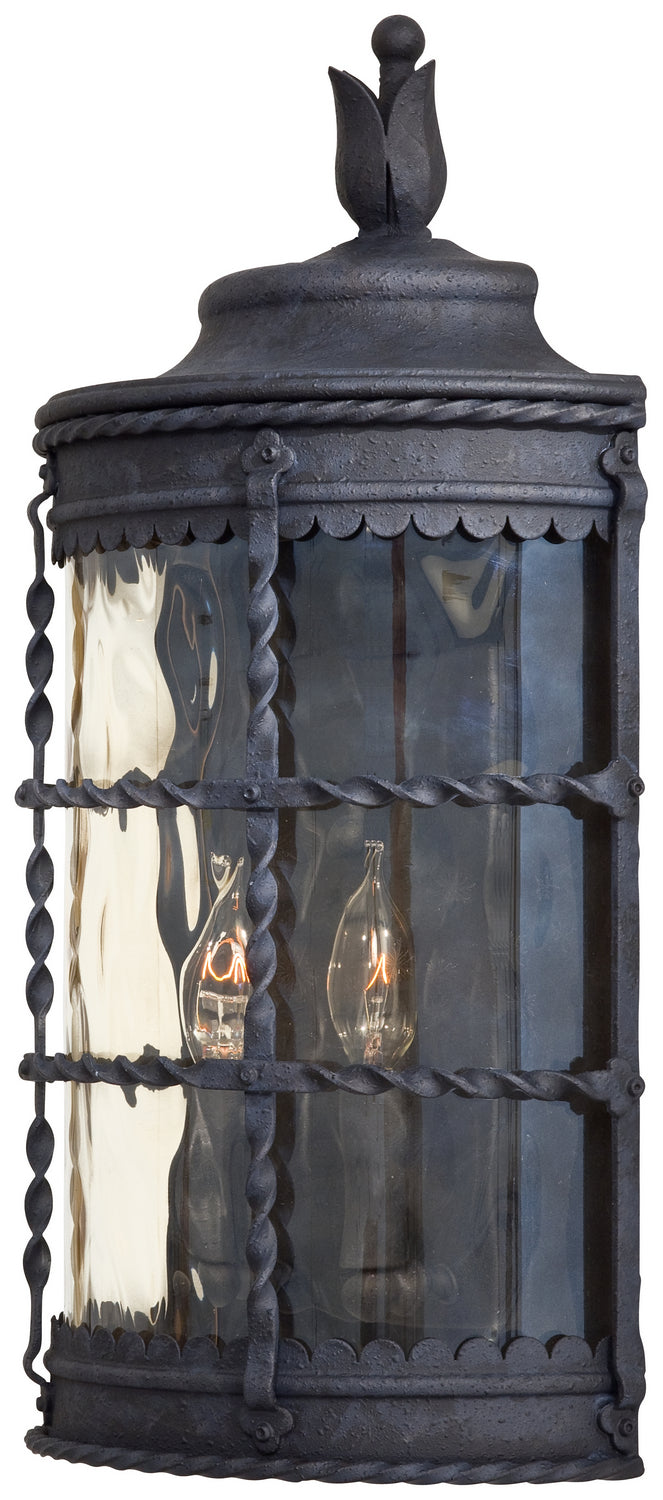 Minka-Lavery 8887-A39 Two Light Pocket Lantern, Spanish Iron