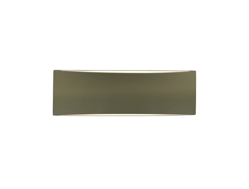 Justice Designs CER-5767-MGRN Two Light Wall Sconce, Matte Green