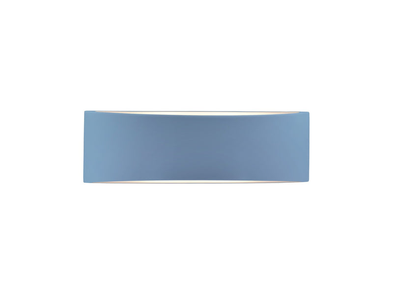 Justice Designs CER-5767-SKBL Two Light Wall Sconce, Sky Blue