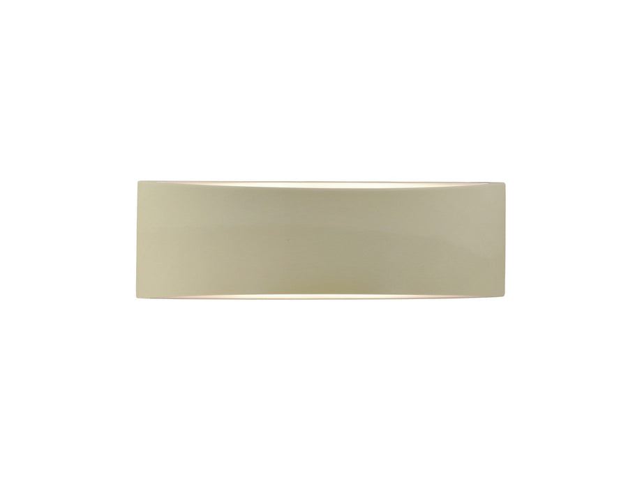 Justice Designs CER-5767-VAN Two Light Wall Sconce, Vanilla (Gloss)
