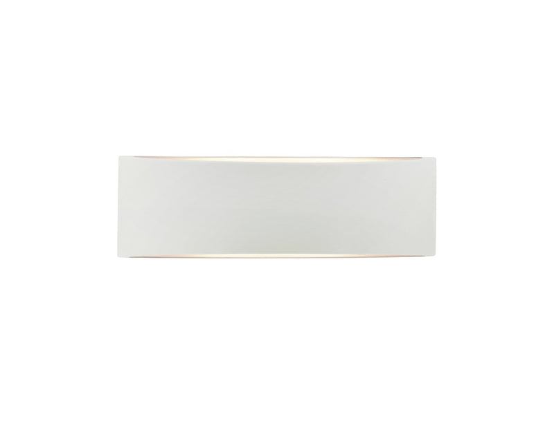 Justice Designs CER-5767-WHT Two Light Wall Sconce, Gloss White