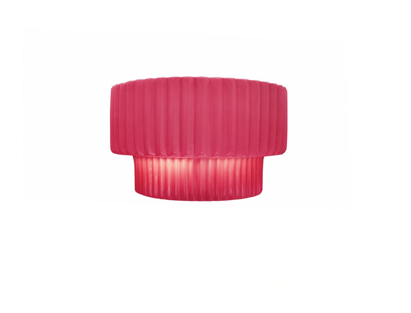 Justice Designs CER-5780-CRSE One Light Wall Sconce, Cerise