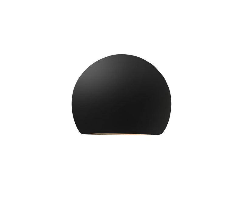 Justice Designs CER-5790-CRB LED Wall Sconce, Carbon - Matte Black
