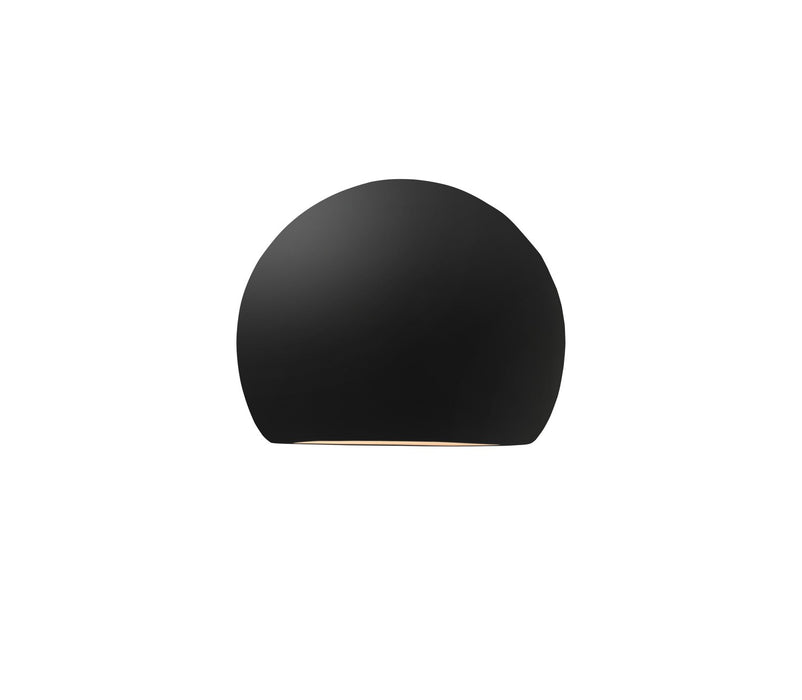 Justice Designs CER-5790-CRB LED Wall Sconce, Carbon - Matte Black