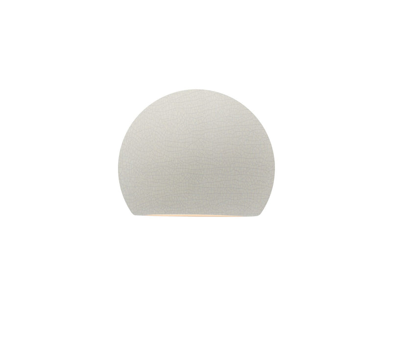 Justice Designs CER-5790-CRK LED Wall Sconce, White Crackle