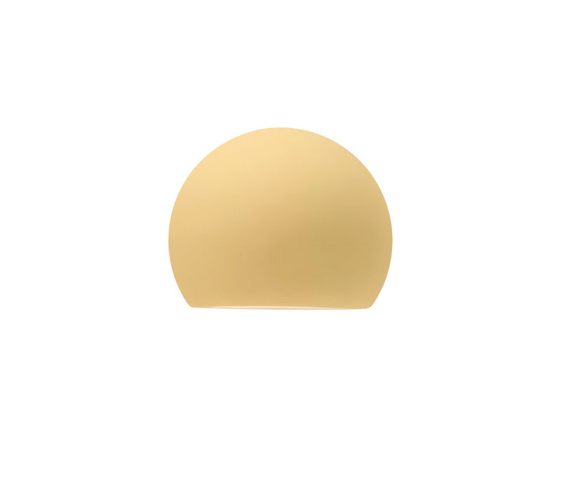 Justice Designs CER-5790W-MYLW LED Outdoor Wall Sconce, Muted Yellow