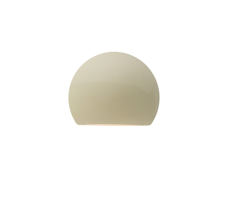 Justice Designs CER-5790W-VAN LED Outdoor Wall Sconce, Vanilla (Gloss)