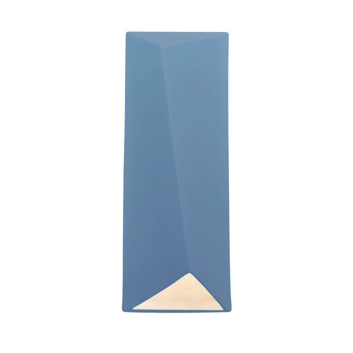 Justice Designs CER-5890-SKBL LED Wall Sconce, Sky Blue