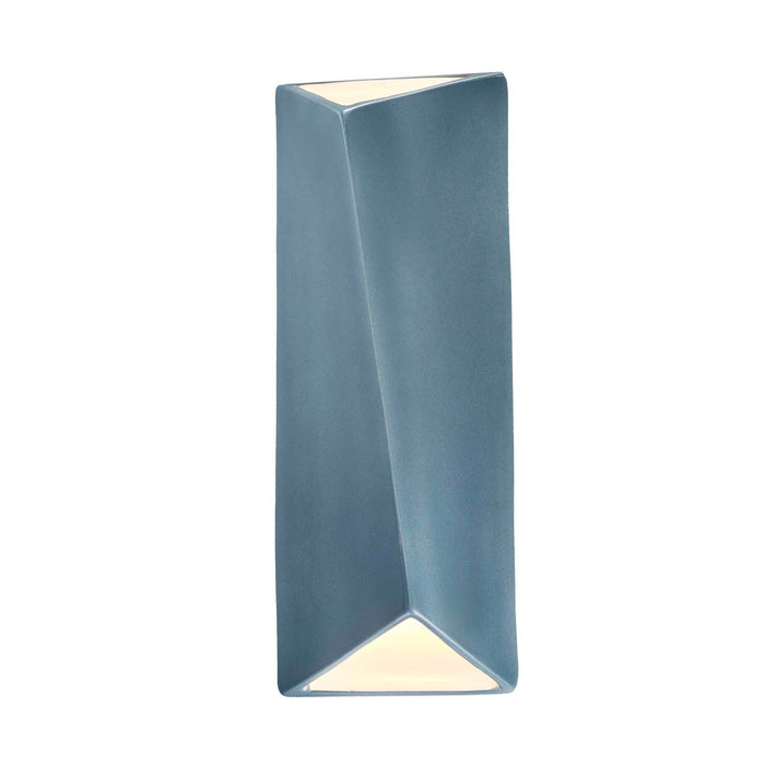 Justice Designs CER-5899-MDMT LED Wall Sconce, Midnight Sky with Matte White internal
