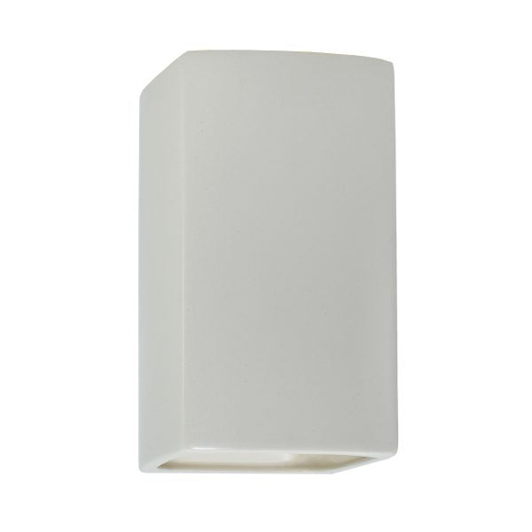 Justice Designs CER-5910-MAT Wall Sconce, Matte White
