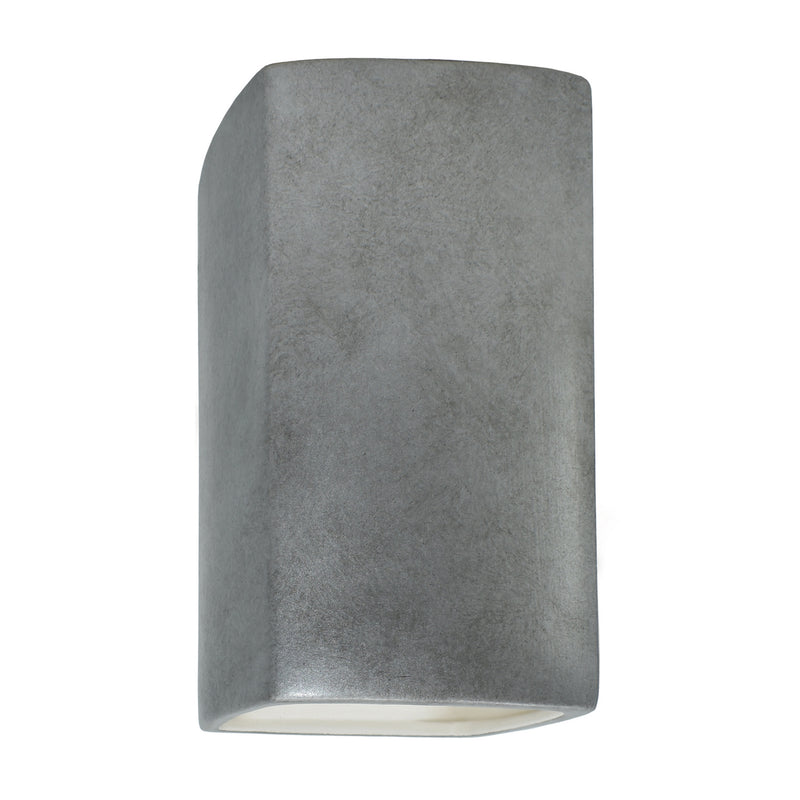 Justice Designs CER-5910W-ANTS Wall Sconce, Antique Silver