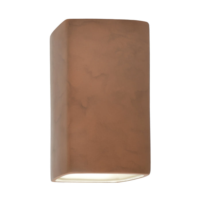 Justice Designs CER-5915-TERA Wall Sconce, Terra Cotta