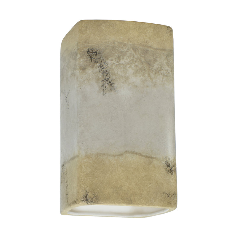 Justice Designs CER-5915-TRAG Wall Sconce, Greco Travertine