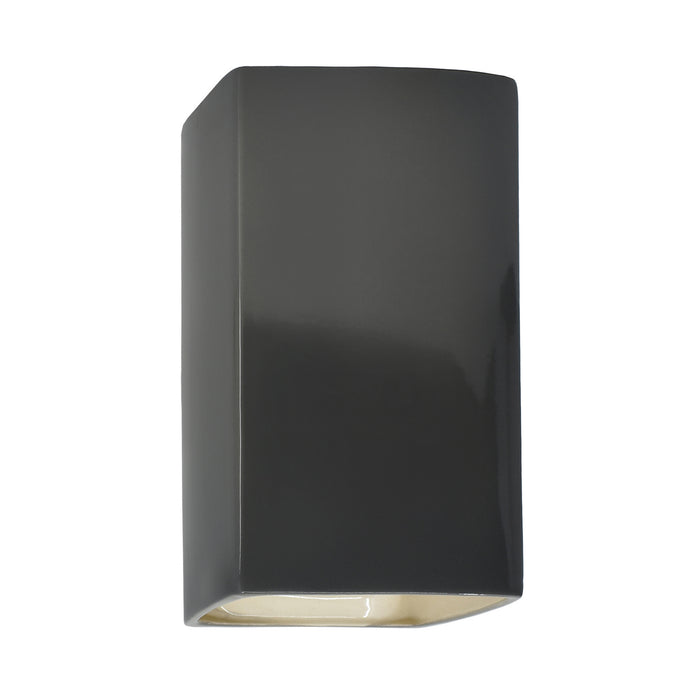 Justice Designs CER-5915W-GRY LED Wall Sconce, Gloss Grey