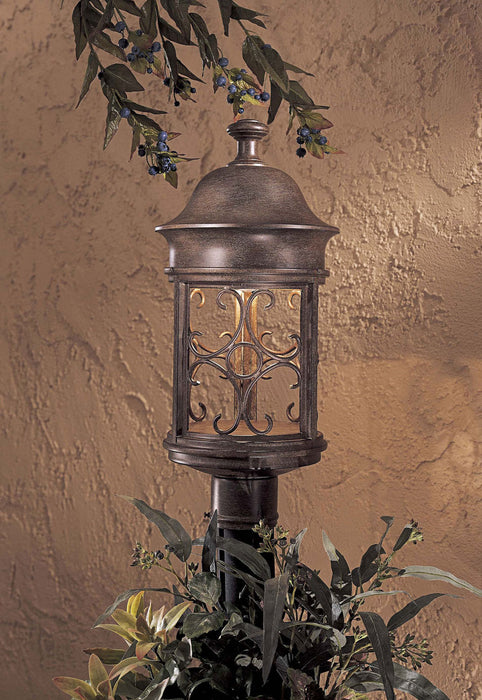 Minka-Lavery 8286-A61 One Light Post Mount, Vintage Rust