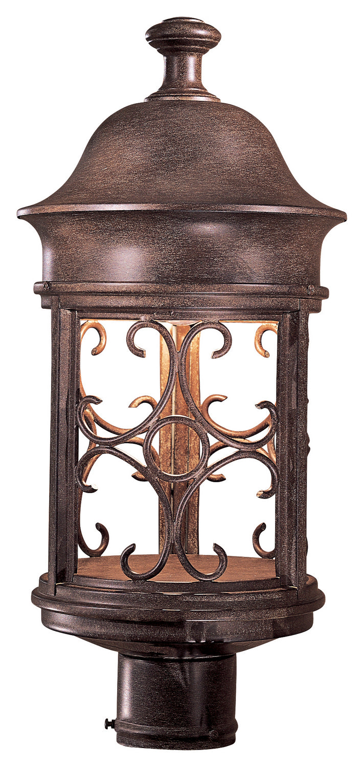 Minka-Lavery 8286-A61 One Light Post Mount, Vintage Rust