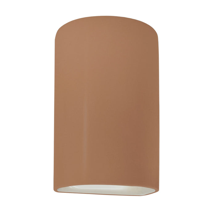 Justice Designs CER-5945-ADOB One Light Wall Sconce, Adobe