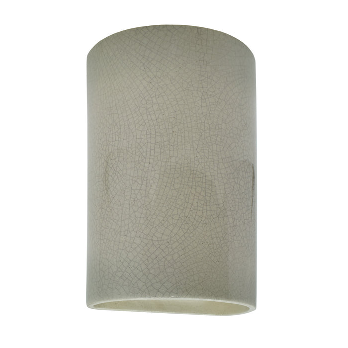 Justice Designs CER-5945-CKC Wall Sconce, Celadon Green Crackle