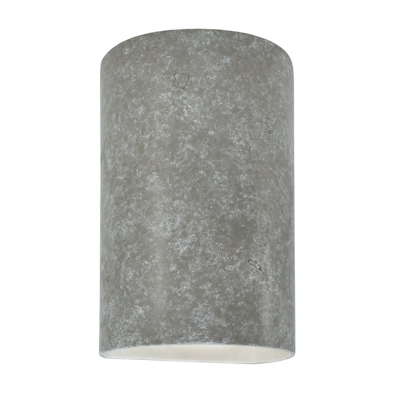 Justice Designs CER-5945-TRAM Wall Sconce, Mocha Travertine