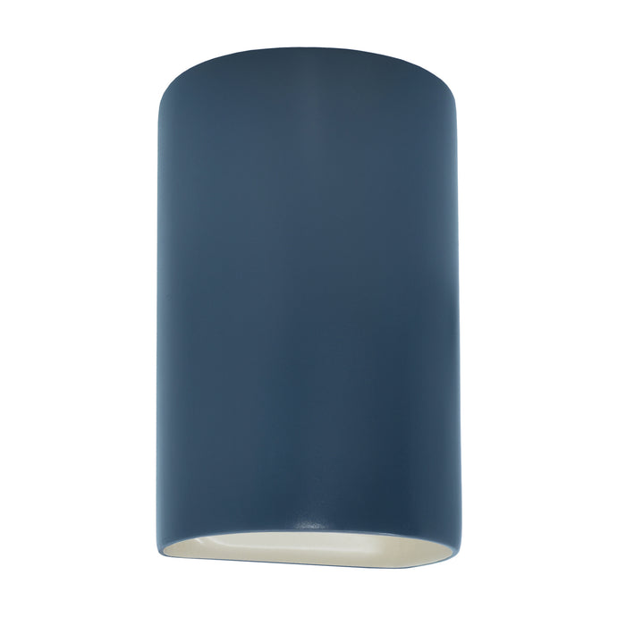 Justice Designs CER-5945W-MDMT LED Wall Sconce, Midnight Sky with Matte White internal
