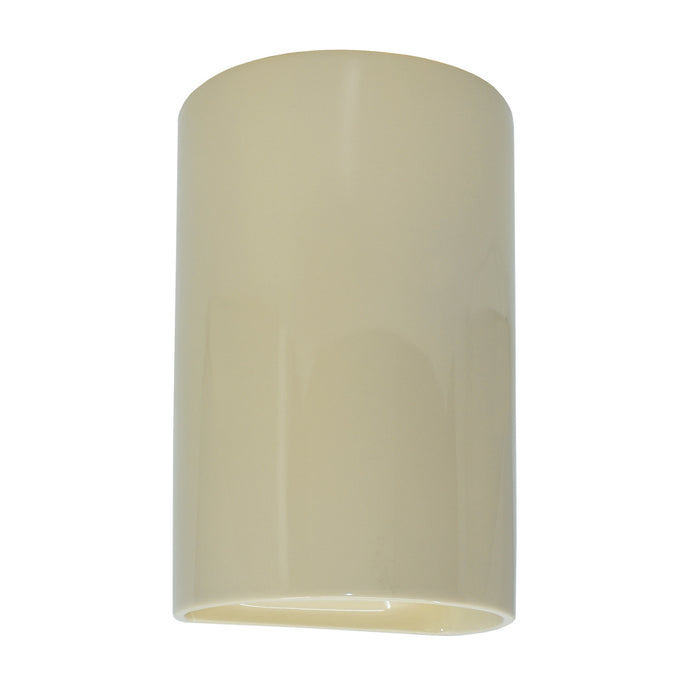 Justice Designs CER-5945W-VAN LED Wall Sconce, Vanilla (Gloss)
