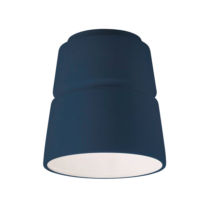 Justice Designs CER-6150-MID One Light Flush-Mount, Midnight Sky